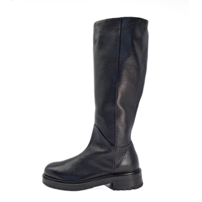 Bottes Hautes Femme En Cuir - Style élégant Et Chaud Pour Automne/hiver - Semelle Antidérapante - Taille 37 à 42 EU - Confort Assuré