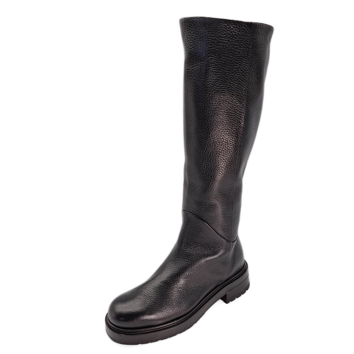 Bottes Hautes Femme En Cuir - Style élégant Et Chaud Pour Automne/hiver - Semelle Antidérapante - Taille 37 à 42 EU - Confort Assuré - 10