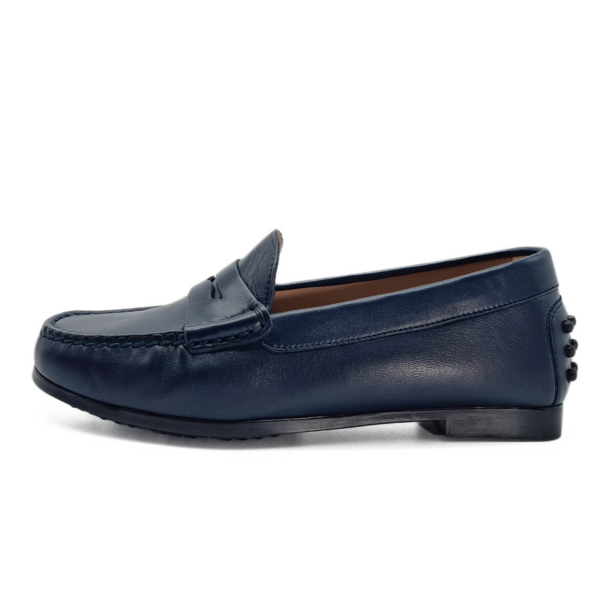 Mocassin confortable en velours bleu Triver Flight Scarpe