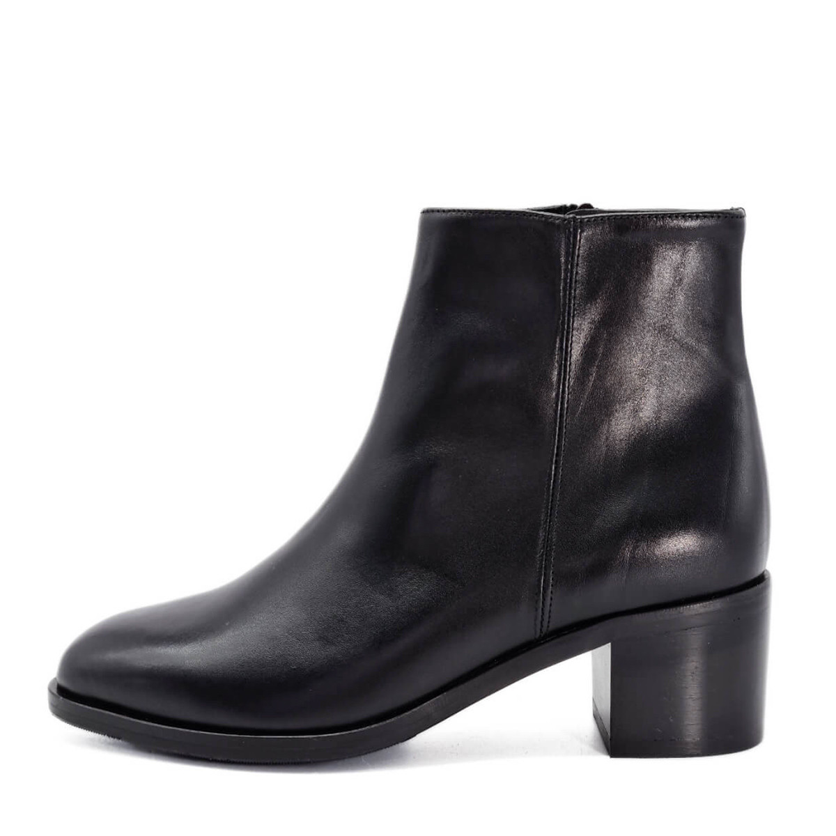 Boots cuir Pertini