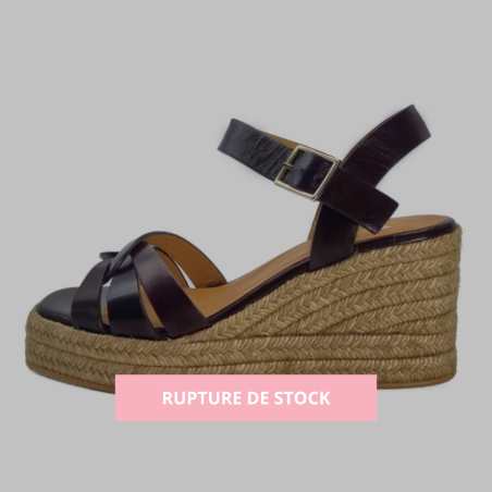 Espadrille cuir Bobbies