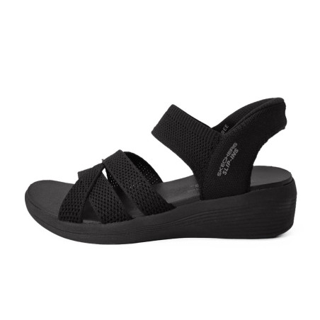 Sandale noire Skechers