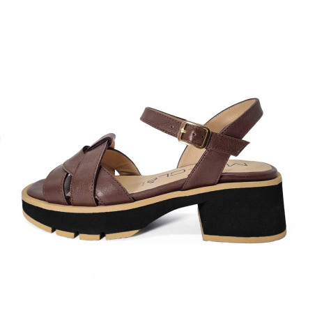 Sandale cuir Mot Clé