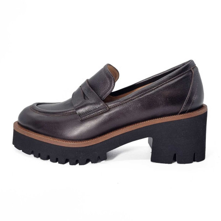 Mocassin cuir Cervone