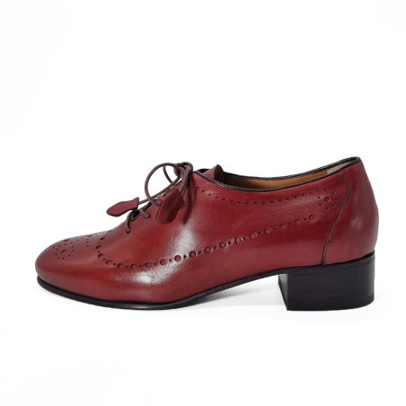 Derby cuir Maretto