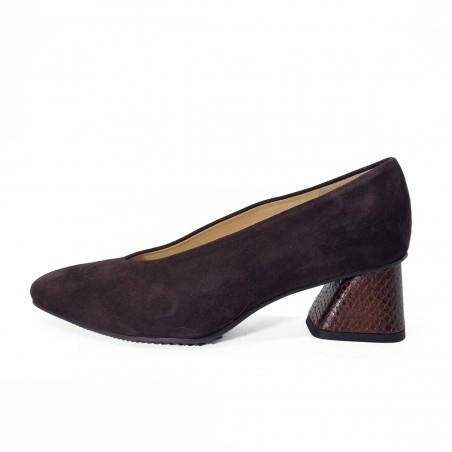 Escarpin daim Brunate