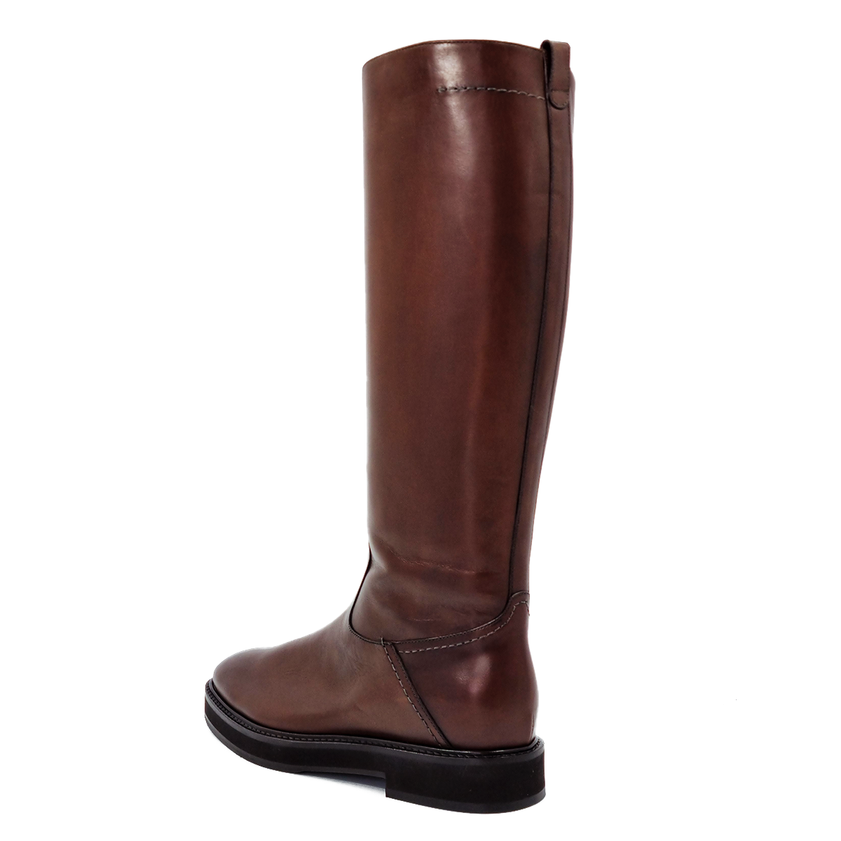 Bottes Palladium Mi-bottes En Cuir Marron Foncé - Taille 38 - Occasion En Très Bon état