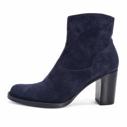 Bottines FREE LANCE JUKE 7 Bleu - Pointure 36 - Cuir - Talon Haut 7-10 Cm - Occasion