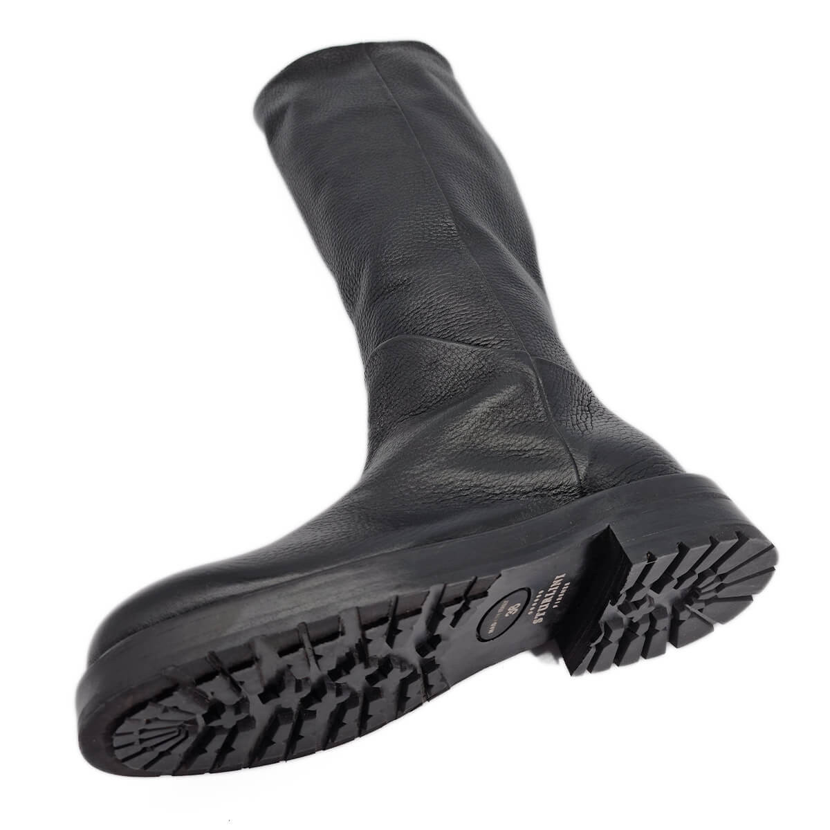 Bottines Courtes Bastiani En Cuir Noir Doublé Cuir - Pointure 41, Occasion